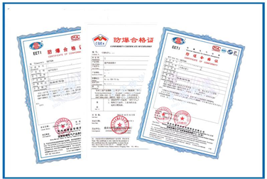 中諾檢測(cè)為客戶成功取得各類流量計(jì)防爆合格證書(shū)